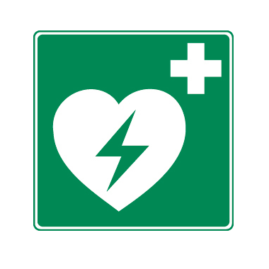 Defibrillator sign
