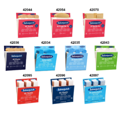 Salvequick refill ranges